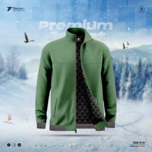 Urban High Neck Jacket (Olive)